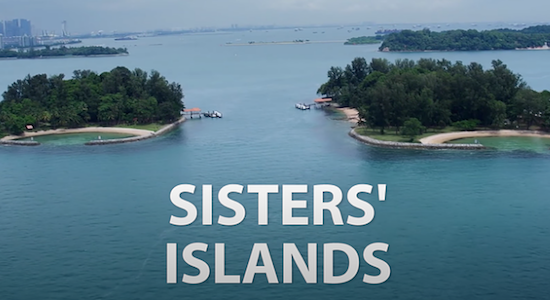 Sisters islands Channel Marine Park Singapore