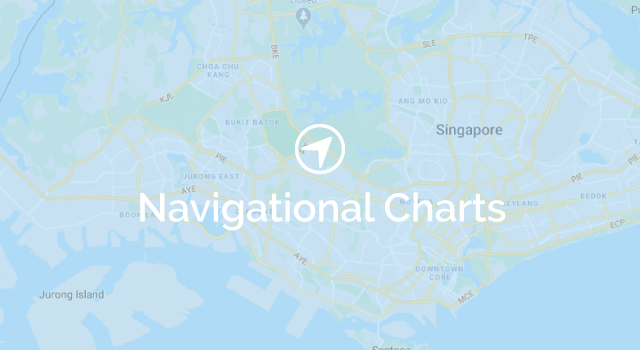 Navigation marine and boat charts for singapore