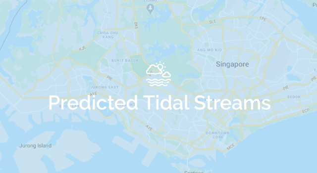 Predicted Tidal streams of Singapore water for boats, kayaks