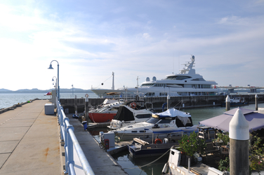 Raffles Marina berthing yacht club hotel marina superyacts