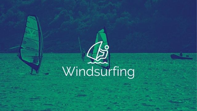 Windsuring singapore water sports activity