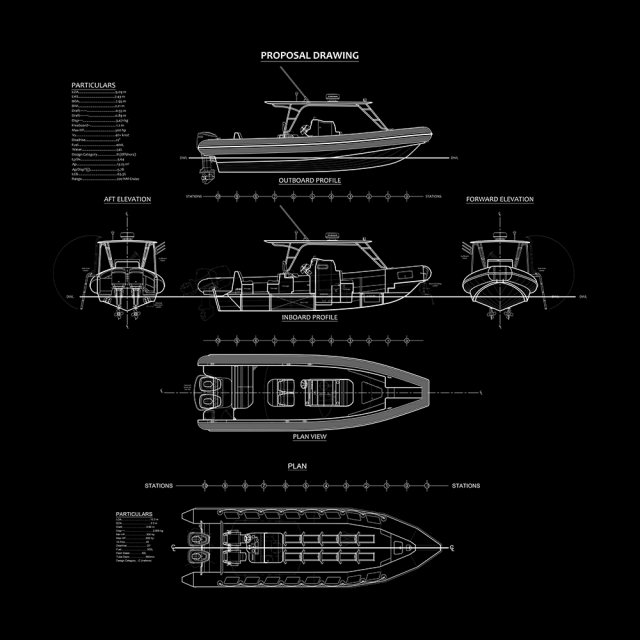 Outborn rib boats asia rhibs watercraft development layout