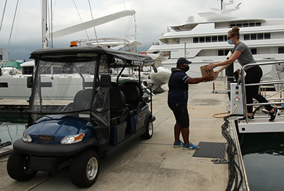 Marina at Keppel Bay berthing delivery
