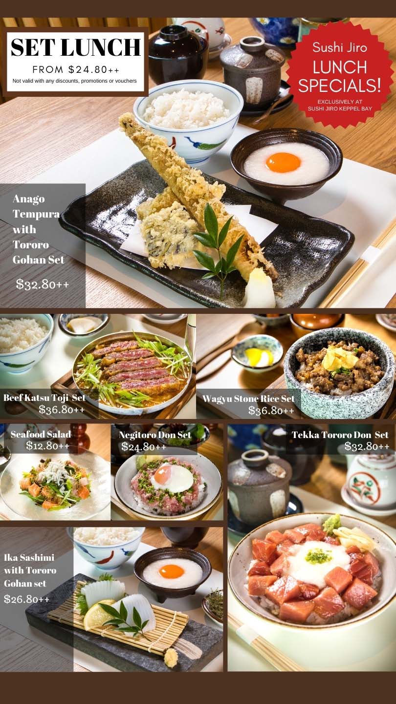 Sushi Jiro Singapore - Marina at Keppel Bay Lunch Set
