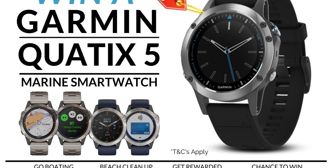 Win a garmin quatix 5 marine smart watch for beach clean up