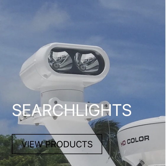 Yacht and boat search lights and lights