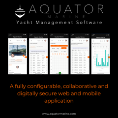 Aquator Marine Features Yacht boat management system