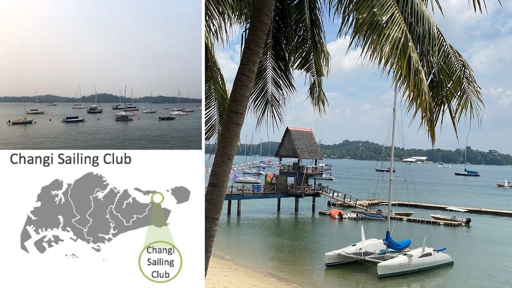 Changi Sailing club swing mooring for boats yachts sailing regattas