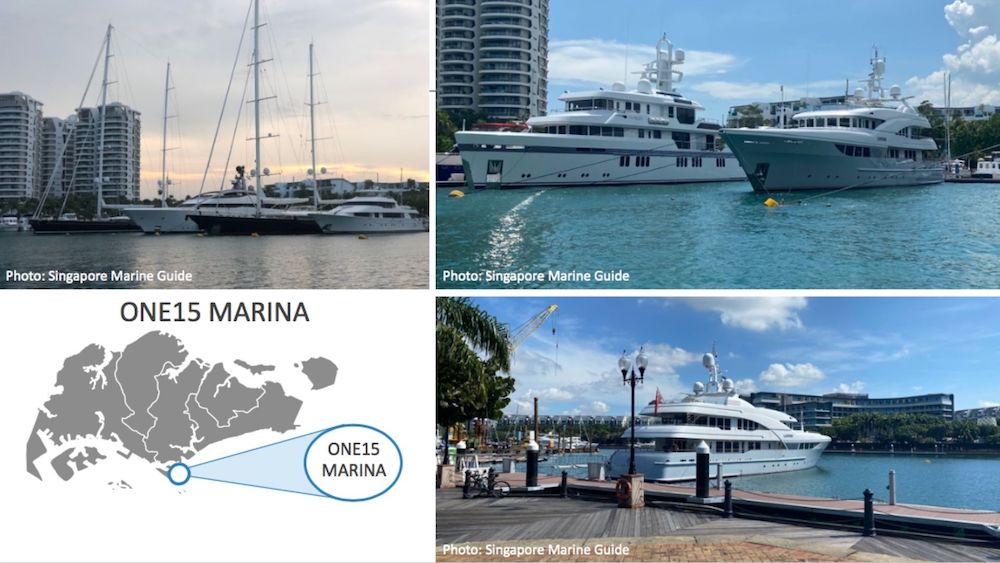One15 marina superyacht berthing yacht boat berths luxury sentosa