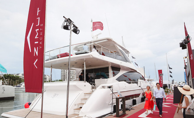 azimut yachts marine italia singapore yacht show one15 marina