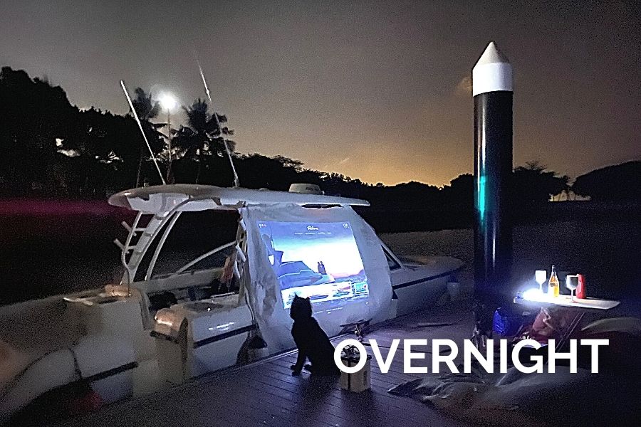 Overnight Yacht charter and boat rental Singapore