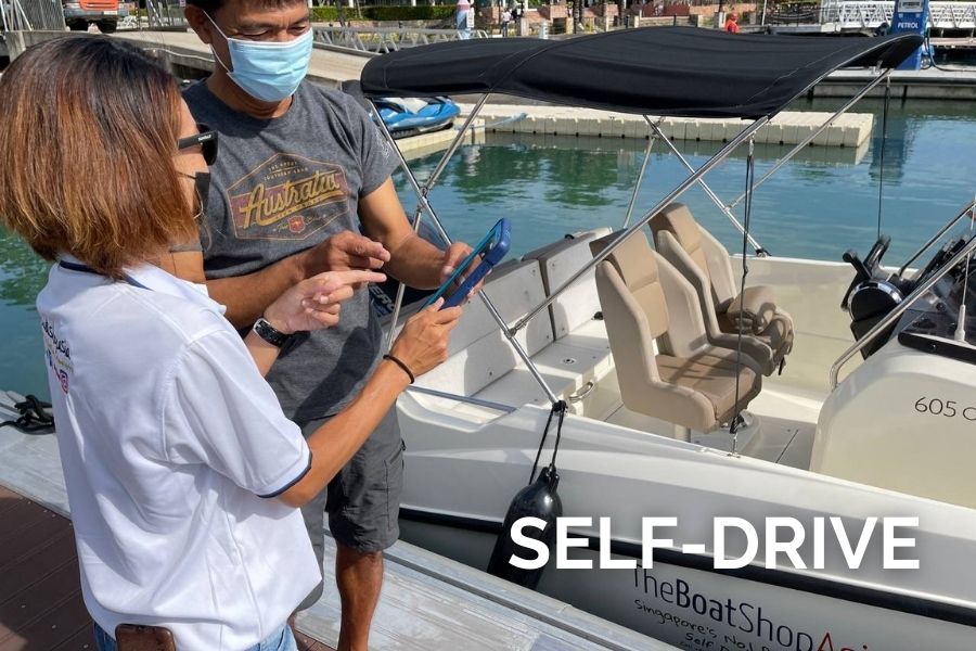 Self-drive Yacht charter and boat rental Singapore