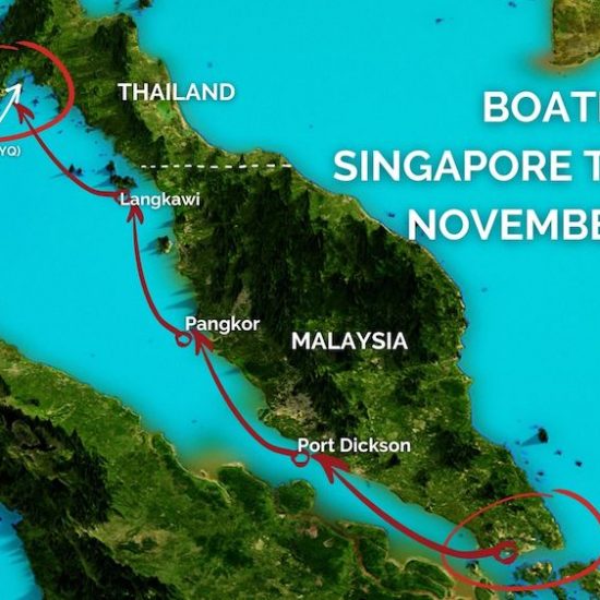 Boating Singapore to Phuket during Coivd 19 pandamic