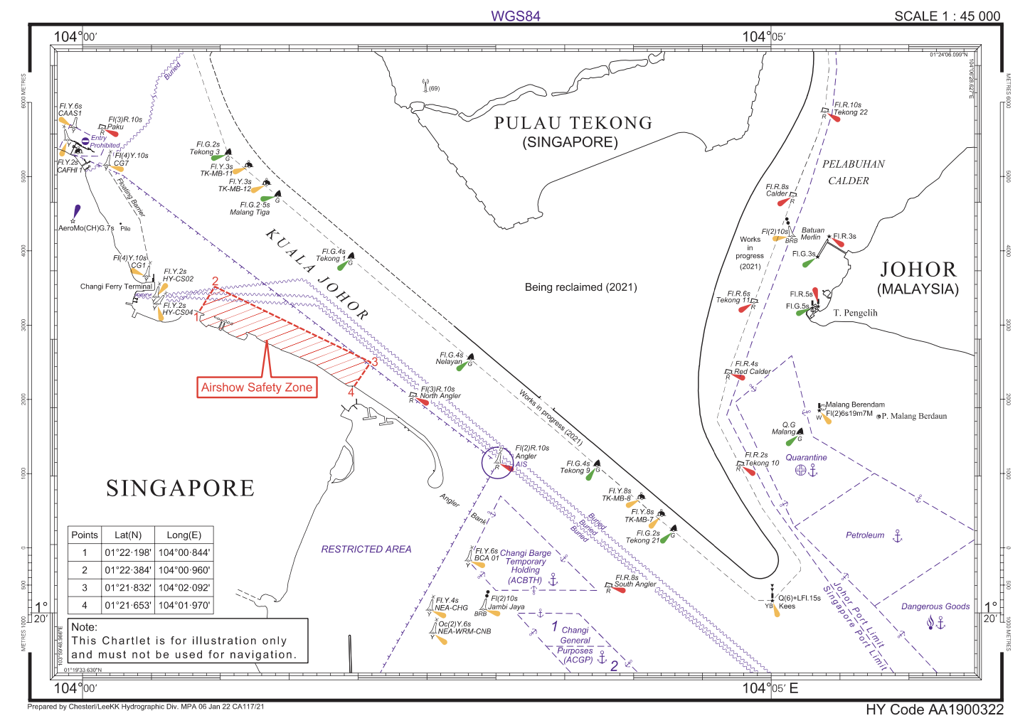 Singapore Airshow Safety Zone