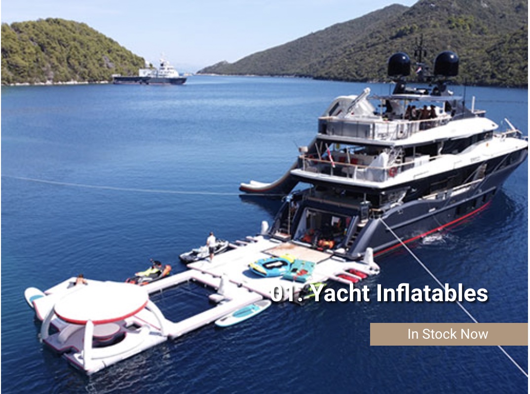 Aquabana superyacht inflatable toys singapore