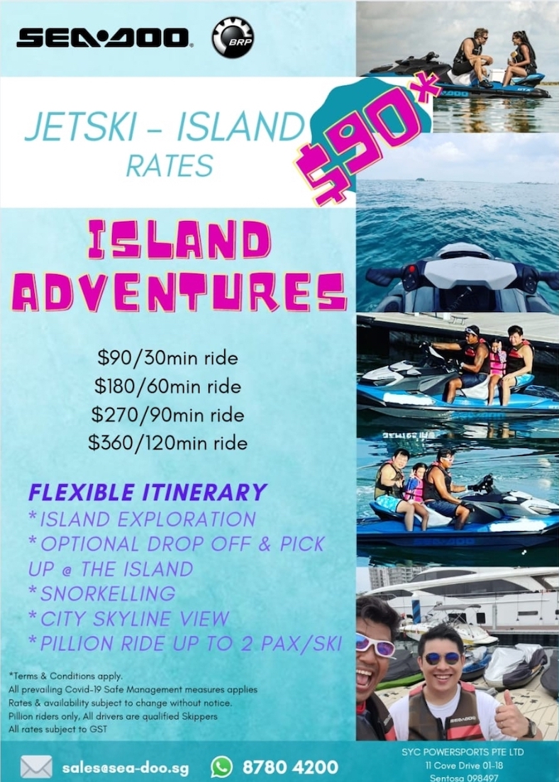 Jet Ski Islands Adventure Tours Singapore