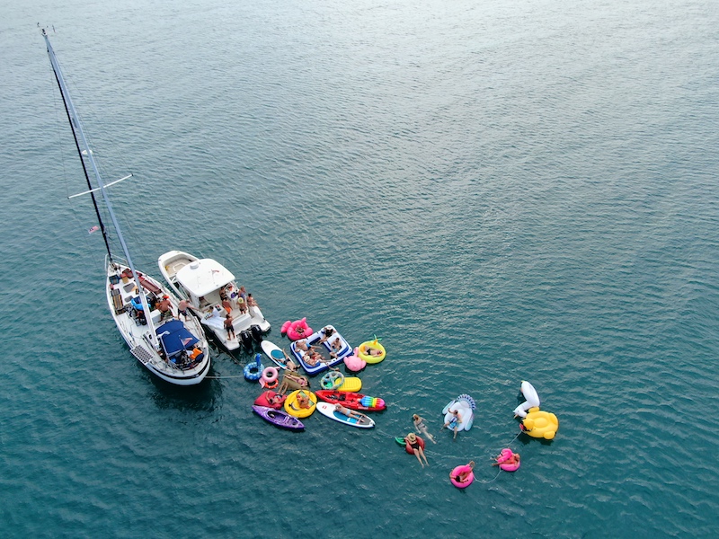 Singapore boating inflatable toy party