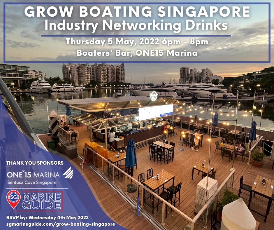 Singapore Grow boating SG Marine guide Boaters Bar ONE15 Marina