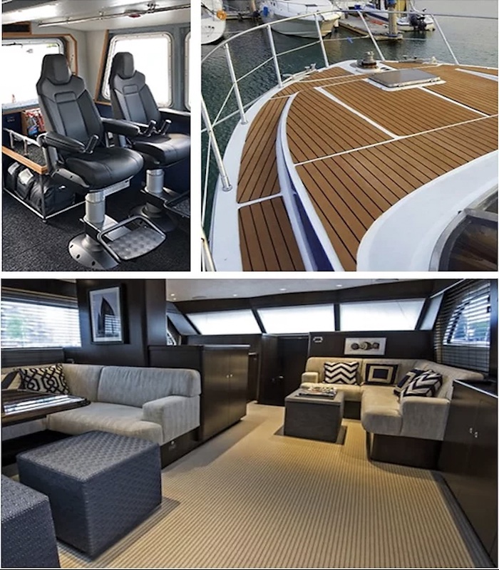 flooring and cushioning for yachts singapore suntexnology