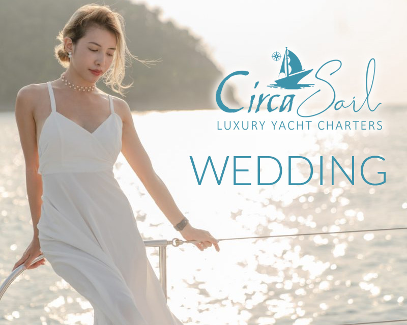 Wedding yacht charter singapore circa sail dakota
