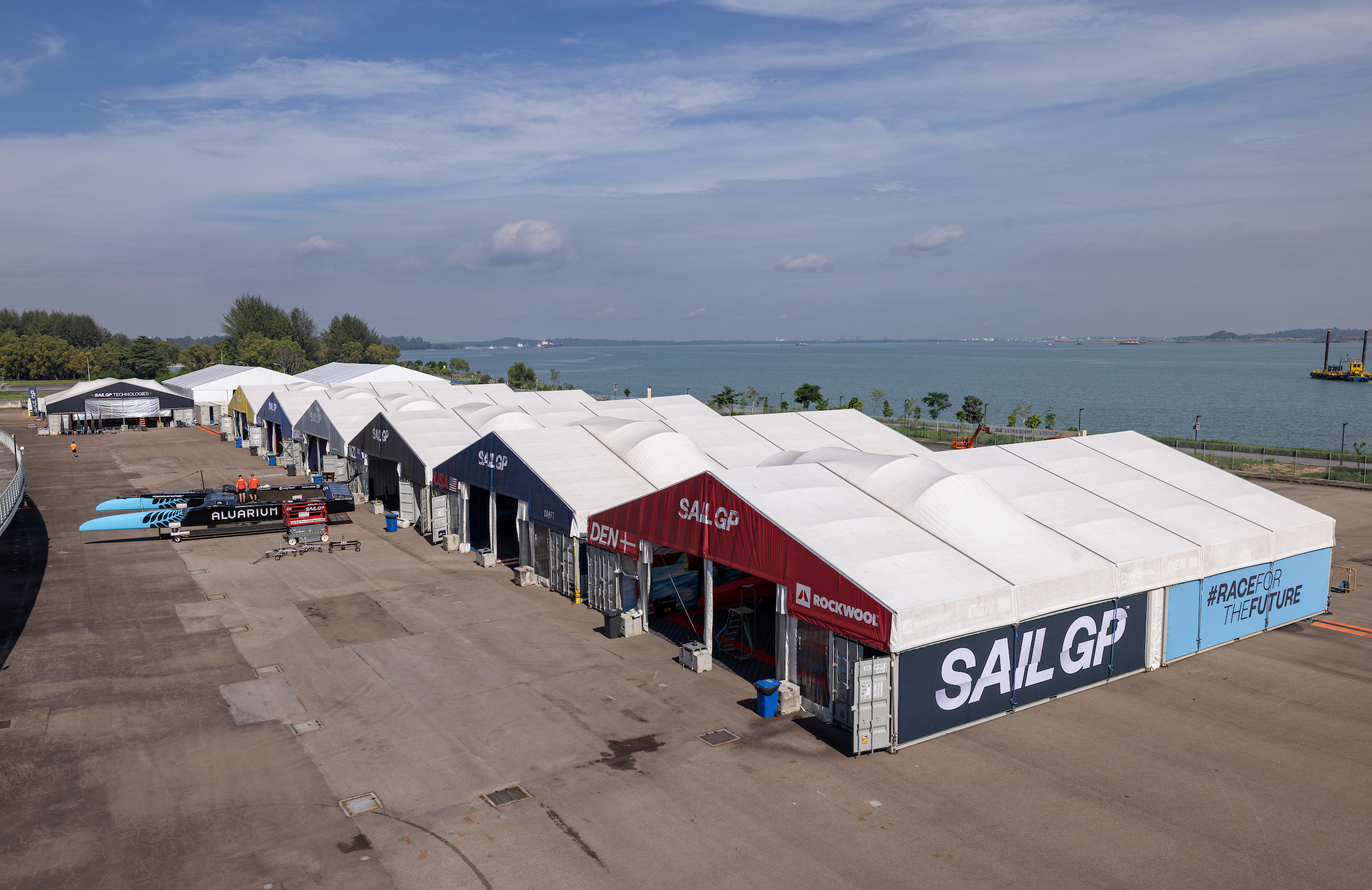 Singapore Sail Grand Prix 2023 Tech site tour