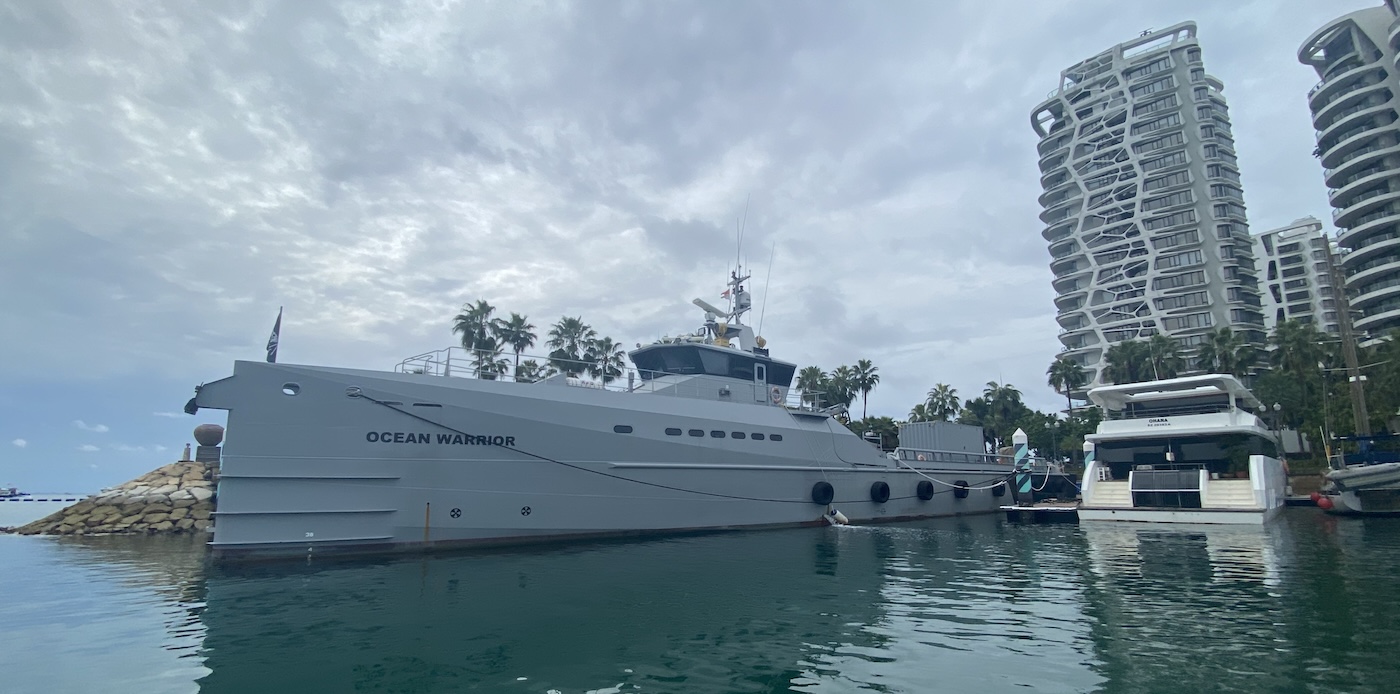 Ocean Warrior Docked at ONE15 Marina CIQ